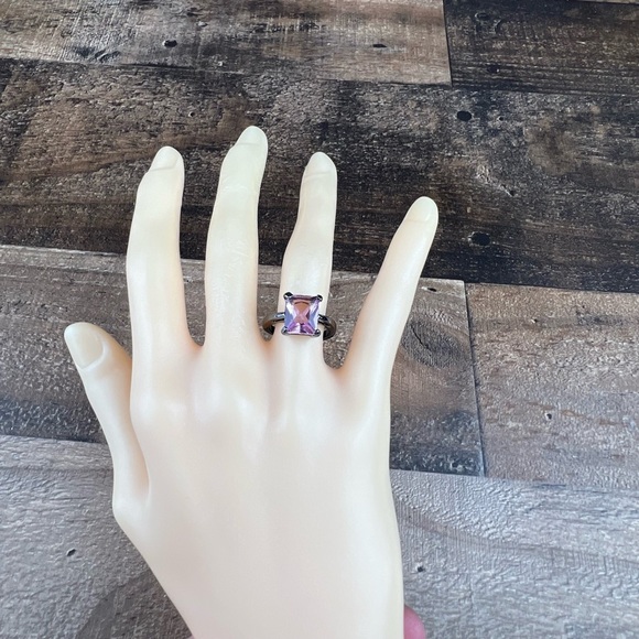 Sim Pink Sapphire Fashion Ring Size 6.5 - Picture 10 of 10